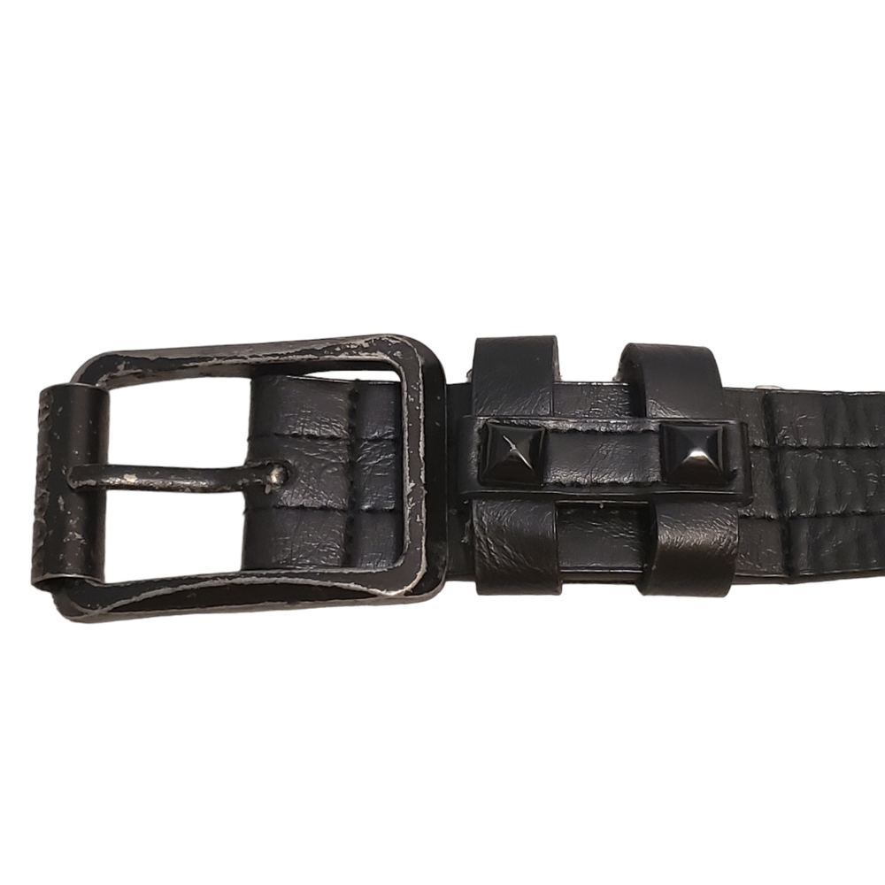 Black Metal Studded Belt